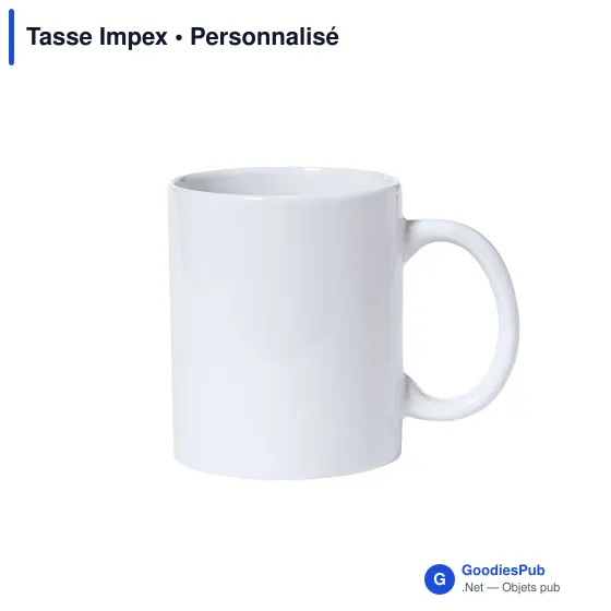 Tasse en céramique personnalisable pour logo - Tasse Impex - Image 2