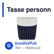Tasse personnalisable 280 ml en céramique et silicone avec logo - InSideOut Fjord - Miniature 4