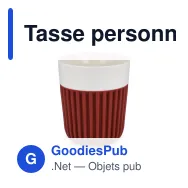 Tasse personnalisable 280 ml en céramique et silicone avec logo - InSideOut Fjord - Miniature 6