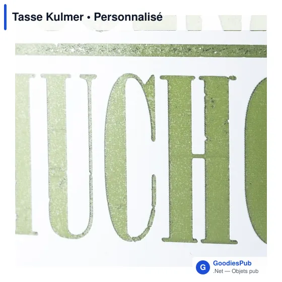 Tasse personnalisable en céramique Kulmer avec logo - Image 3