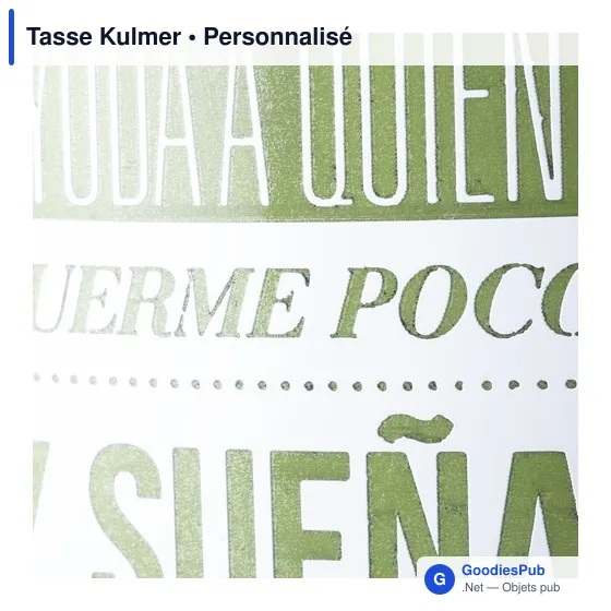 Tasse personnalisable en céramique Kulmer avec logo - Image 8