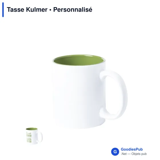 Tasse personnalisable en céramique Kulmer avec logo - Image 10
