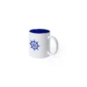 Variante bleu - Tasse personnalisable en céramique Kulmer avec logo