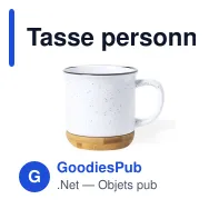 Tasse personnalisable Larray avec logo en céramique - Miniature 7
