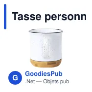 Tasse personnalisable Larray avec logo en céramique - Miniature 8