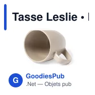 Tasse Leslie - Miniature 3