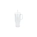 Variante Transparent Blanc - Tasse géante personnalisable en R-PET 1,2 L avec logo - Miami