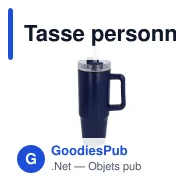 Tasse personnalisable 800 ml à poignée et paille, en inox recyclé avec logo - Miami - Miniature 3