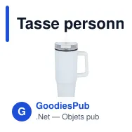 Tasse personnalisable 800 ml à poignée et paille, en inox recyclé avec logo - Miami - Miniature 4