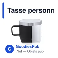 Tasse personnalisable Milayka en acier inoxydable recyclé avec logo - Miniature 4