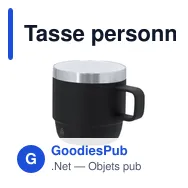 Tasse personnalisable Milayka en acier inoxydable recyclé avec logo - Miniature 8
