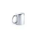 Variante argenté - Tasse personnalisable en céramique Renkur avec logo