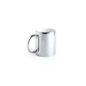 Variante argenté - Tasse personnalisable en céramique Renkur avec logo