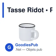 Tasse Ridot - Miniature 1