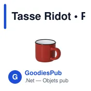 Tasse Ridot - Miniature 2