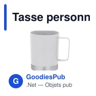 Tasse personnalisable en PP recyclé avec logo - Tasse Rosby - Miniature 1