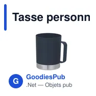 Tasse personnalisable en PP recyclé avec logo - Tasse Rosby - Miniature 2