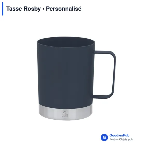 Tasse personnalisable en PP recyclé avec logo - Tasse Rosby - Image 7