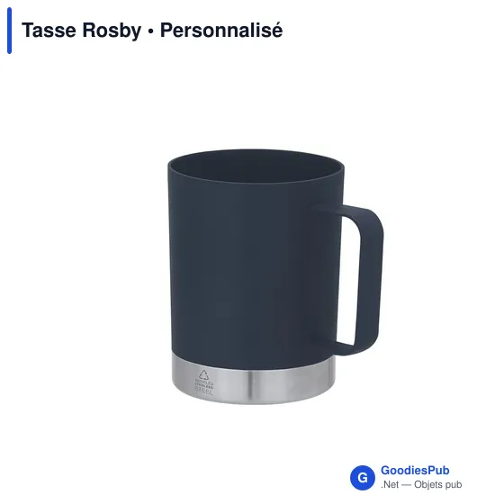 Tasse personnalisable en PP recyclé avec logo - Tasse Rosby - Image 8