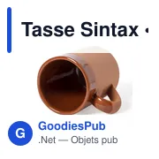 Tasse personnalisable Sintax avec logo - 330 ml en argile - Miniature 2
