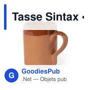 Tasse personnalisable Sintax avec logo - 330 ml en argile - Miniature 3