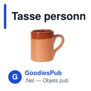 Tasse personnalisable Sintax avec logo - 330 ml en argile - Miniature 4