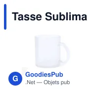 Tasse Sublimation Amira - Miniature 1