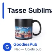 Tasse Sublimation Bardot - Miniature 2