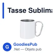 Tasse Sublimation Beesbur - Miniature 2