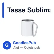 Tasse Sublimation Beesbur - Miniature 3