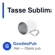 Tasse Sublimation Beesbur - Miniature 4