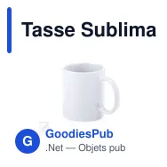 Tasse Sublimation Bornel - Miniature 1