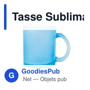 Tasse Sublimation Cervan - Miniature 7