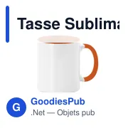 Tasse Sublimation Harnet - Miniature 1