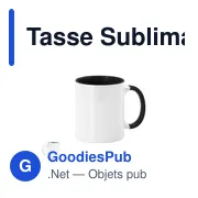 Tasse Sublimation Harnet - Miniature 2