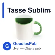 Tasse Sublimation Harnet - Miniature 4