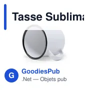 Tasse Sublimation Kantol - Miniature 4