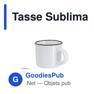 Tasse Sublimation Monbeik - Miniature 1