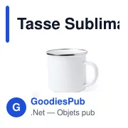 Tasse Sublimation Neyms - Miniature 1