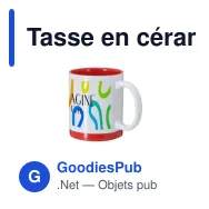 Tasse en céramique personnalisable Rayar avec logo - Miniature 7