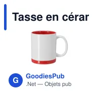 Tasse en céramique personnalisable Rayar avec logo - Miniature 8