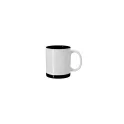 Variante noir - Tasse en céramique personnalisable Rayar avec logo