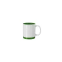 Variante vert - Tasse en céramique personnalisable Rayar avec logo