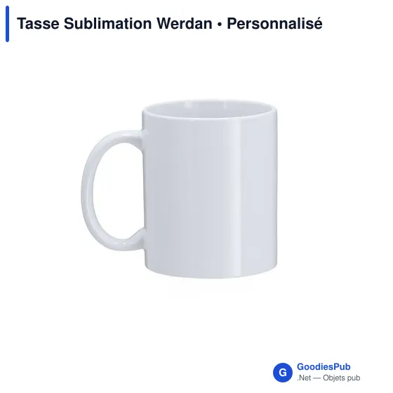 Tasse en céramique personnalisable pour impression de logo - Werdan - Image 2