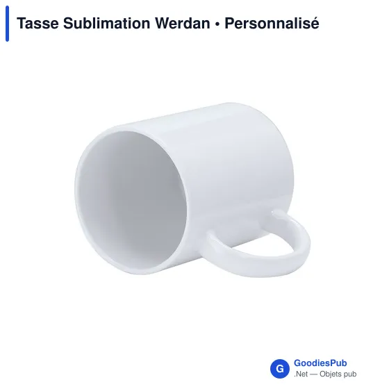 Tasse en céramique personnalisable pour impression de logo - Werdan - Image 4