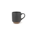Variante Gris - Tasse personnalisable en grès cérame 300 ml avec logo - Tallin