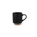 Variante Noir - Tasse personnalisable en grès cérame 300 ml avec logo - Tallin