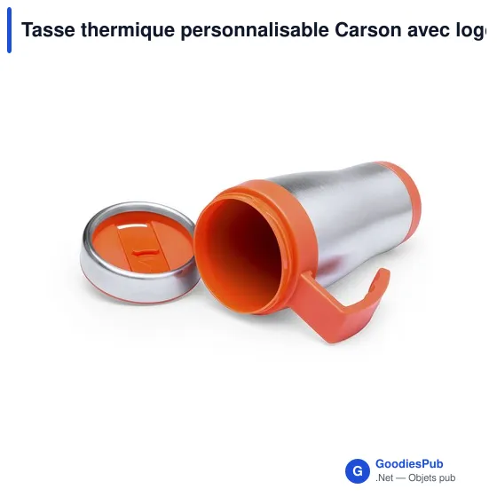 Tasse thermique personnalisable Carson avec logo - Image 11