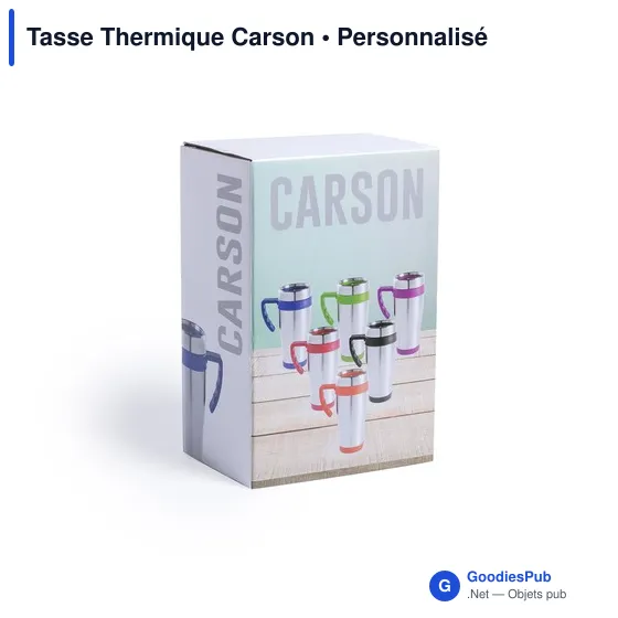 Tasse thermique personnalisable Carson avec logo - Image 4