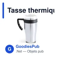 Tasse thermique personnalisable Carson avec logo - Miniature 5